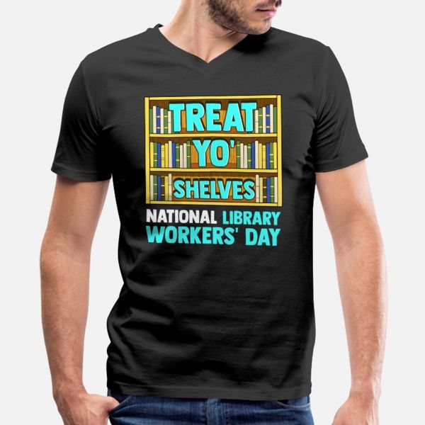 treat yo shelves national library workers' day t shirt men knitted cotton s-3xl unique sunlight humor summer letter shirt
treat yo shelves national library workers' day t shirt men knitted cotton s-3xl unique sunlight humor summer letter shirt