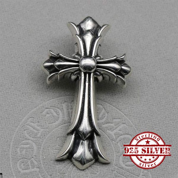925 sterling silver pendant personality fashion classic retro punk style engraving double cross pendant 2020 gift new hot
925 sterling silver pendant personality fashion classic retro punk style engraving double cross pendant 2020 gift new hot
