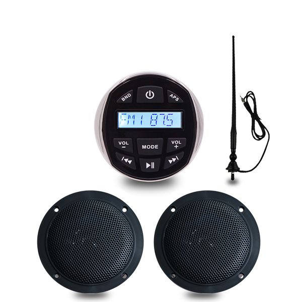 waterproof marine radio bluetooth stereo audio receiver car mp3 player fm am antenna+4" marine speaker for atv rv spa motorcycle
waterproof marine radio bluetooth stereo audio receiver car mp3 player fm am antenna+4" marine speaker for atv rv spa motorcycle