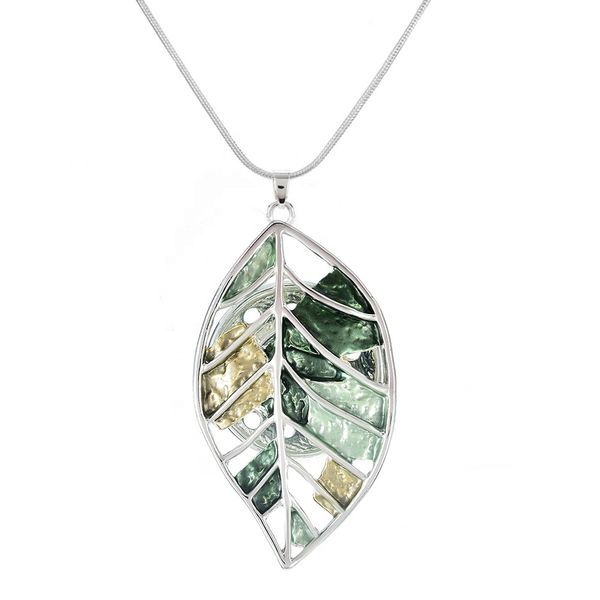 women necklace leaf pendants trendy snake chains choker alloy enamel necklace big jewelry gifts for women female, Silver
women necklace leaf pendants trendy snake chains choker alloy enamel necklace big jewelry gifts for women female, Silver
