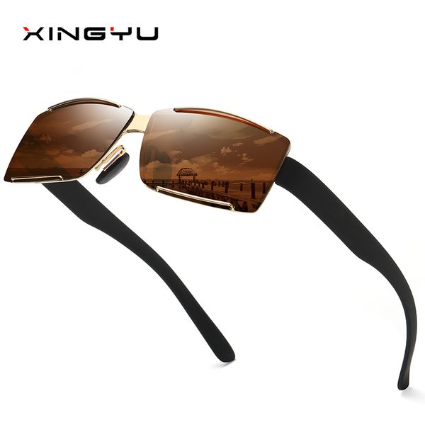 xingyu polarized sunglasses men classic frameless square sun glasses male designer driving blue eyewear mirror uv, White;black
xingyu polarized sunglasses men classic frameless square sun glasses male designer driving blue eyewear mirror uv, White;black