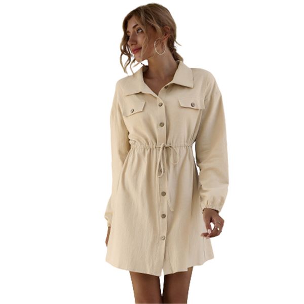 women waxi dress a-line casual dress women autumn shirt dresses 2020 autumn new arrival 2 color size s-xl, Black;gray
women waxi dress a-line casual dress women autumn shirt dresses 2020 autumn new arrival 2 color size s-xl, Black;gray
