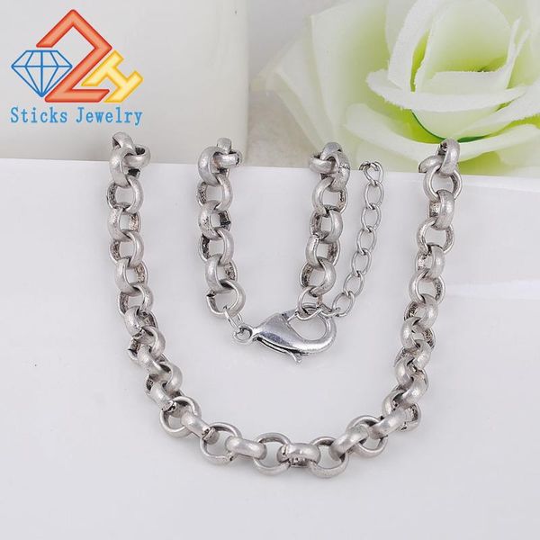 charm vintage chain necklace 45 mm x 7 mm ancient silver plated popcorn chain trendy necklace for men jewelry
charm vintage chain necklace 45 mm x 7 mm ancient silver plated popcorn chain trendy necklace for men jewelry