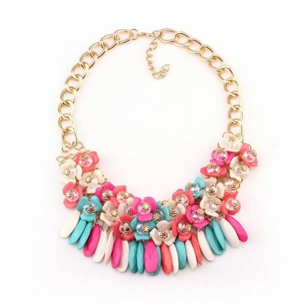 pendant necklaces 2021 good quality fashion design gold chain chunky statement crystal women colorful flower necklace wholesale, Silver
pendant necklaces 2021 good quality fashion design gold chain chunky statement crystal women colorful flower necklace wholesale, Silver