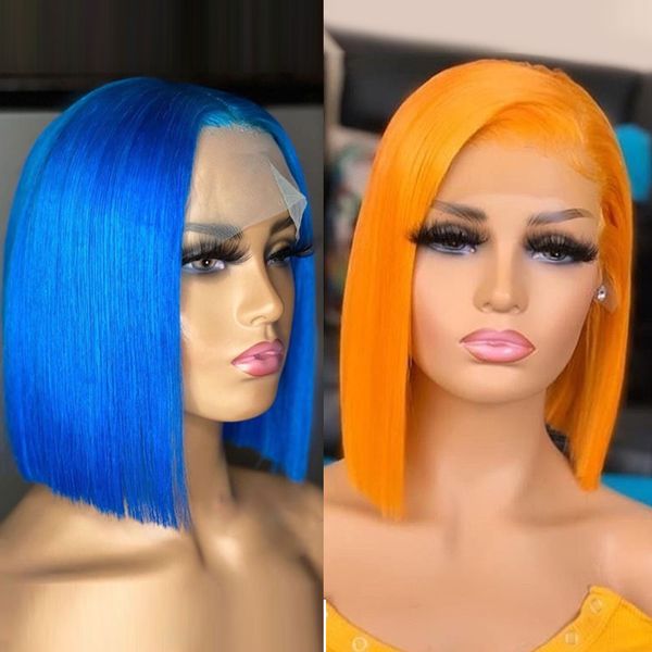 lace wigs blue color 150% density front human hair pre plucked brazilian remy short red 613 bob 13*4, Black;brown
lace wigs blue color 150% density front human hair pre plucked brazilian remy short red 613 bob 13*4, Black;brown