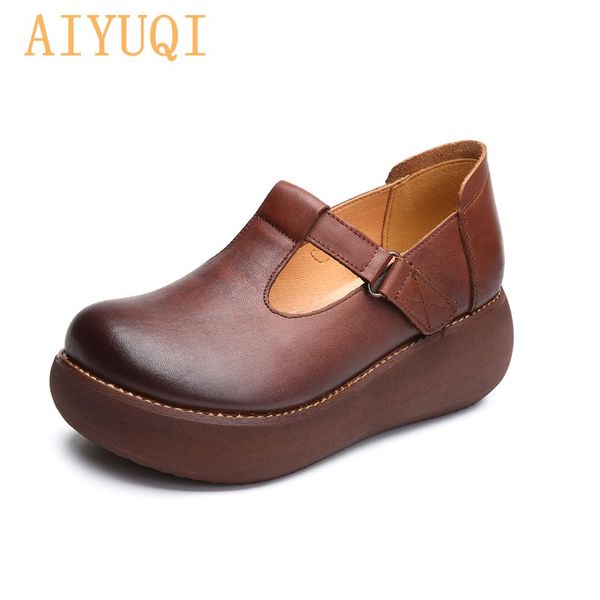 aiyuqi women autumn shoes natural genuine leather 2020 new women shoes platform handmade casual wild retro trend ladies, Black
aiyuqi women autumn shoes natural genuine leather 2020 new women shoes platform handmade casual wild retro trend ladies, Black