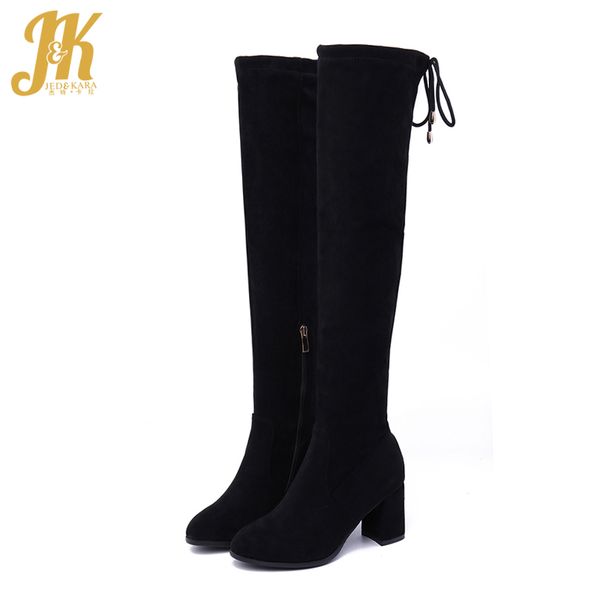 jk stretch flock boots women high heels boot ladies round toe over the knee shoes zip cross tied shoes female winter 2020 new, Black
jk stretch flock boots women high heels boot ladies round toe over the knee shoes zip cross tied shoes female winter 2020 new, Black