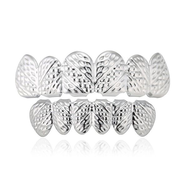 classic smooth gold silver plated teeth grillz 6 & bottom faux dental tooth braces grills men lady hip hop rapper body designer jewelry, Black
classic smooth gold silver plated teeth grillz 6 & bottom faux dental tooth braces grills men lady hip hop rapper body designer jewelry, Black