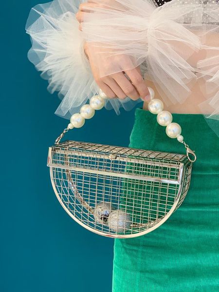 hollow out pearl chain bucket evening bag women luxury designer alloy metallic clutch bag ladies shoulder bags
hollow out pearl chain bucket evening bag women luxury designer alloy metallic clutch bag ladies shoulder bags