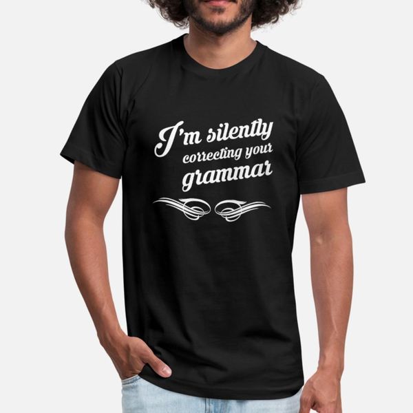 i'm silently correcting grammar fun tee t shirt men customized short sleeve s-xxxl standard cute comfortable summer unique shirt
i'm silently correcting grammar fun tee t shirt men customized short sleeve s-xxxl standard cute comfortable summer unique shirt