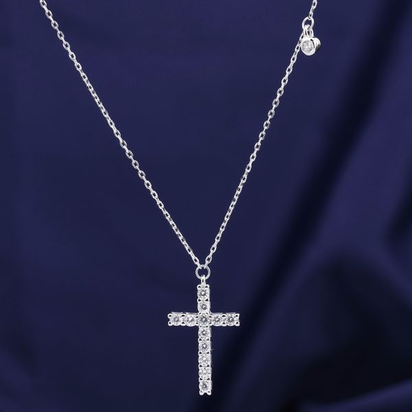 2020 European and American fashion S925 sterling silver simple diamond cross ladies necklace jewelry gift
2020 European and American fashion S925 sterling silver simple diamond cross ladies necklace jewelry gift
