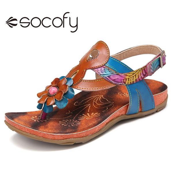 socofy women leather sandals beaded floral hook loop slingback flat thongs sandals shoes casual outdoor flip flops 2020, Black
socofy women leather sandals beaded floral hook loop slingback flat thongs sandals shoes casual outdoor flip flops 2020, Black