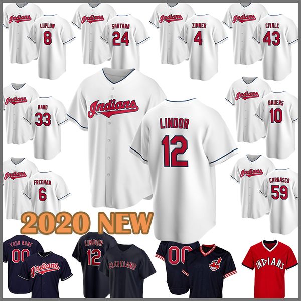 2020 new baseball jersey indians 12 francisco lindor 11 jose ramirez 47 trevor bauer 30 joe carter 22 jason kipnis 25 jim thome 28 kluber, Blue;black
2020 new baseball jersey indians 12 francisco lindor 11 jose ramirez 47 trevor bauer 30 joe carter 22 jason kipnis 25 jim thome 28 kluber, Blue;black