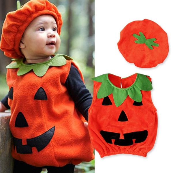 fashion toddler infant baby boys girls clothes sleeveless pumpkin printed warm vest hat halloween outfits costume set#p4, White
fashion toddler infant baby boys girls clothes sleeveless pumpkin printed warm vest hat halloween outfits costume set#p4, White