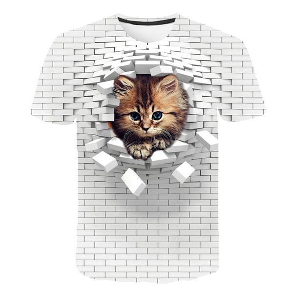 3d cat wall print quality female 3d print shirts anime graphic anime men clothing