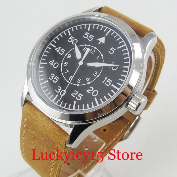 fashional polished sapphire glass 42mm mechanical men wristwatch luminous dial automatic movement, Slivery;brown
fashional polished sapphire glass 42mm mechanical men wristwatch luminous dial automatic movement, Slivery;brown
