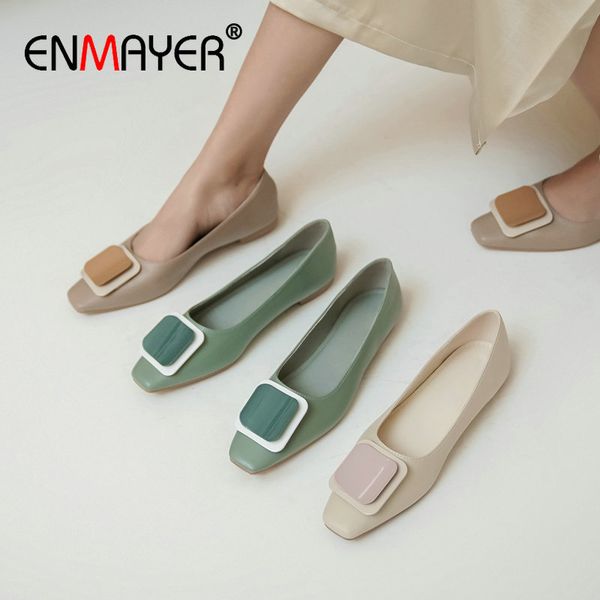 enmayer 2020 candy color genuine leather low square heels women shoes square toe casual slip-on luxury women pumps size 34-41, Black
enmayer 2020 candy color genuine leather low square heels women shoes square toe casual slip-on luxury women pumps size 34-41, Black