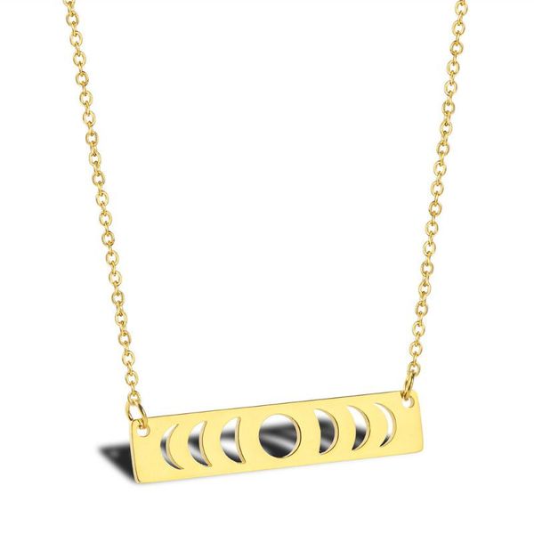 gold necklace women accesories stainless steel jewelry fashion chain astrology inspirational moon phases pendant necklace, Silver
gold necklace women accesories stainless steel jewelry fashion chain astrology inspirational moon phases pendant necklace, Silver