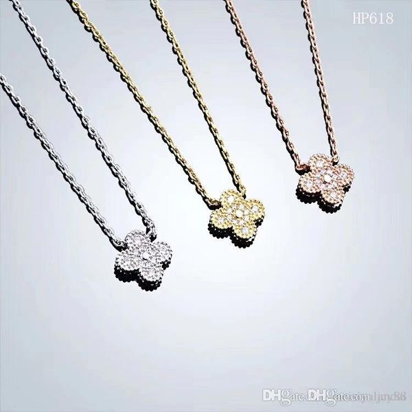 2019 stainless steel jewelry designer necklace four-leaf flower necklace luxury designer jewelry women necklace iced out chains, Silver
2019 stainless steel jewelry designer necklace four-leaf flower necklace luxury designer jewelry women necklace iced out chains, Silver