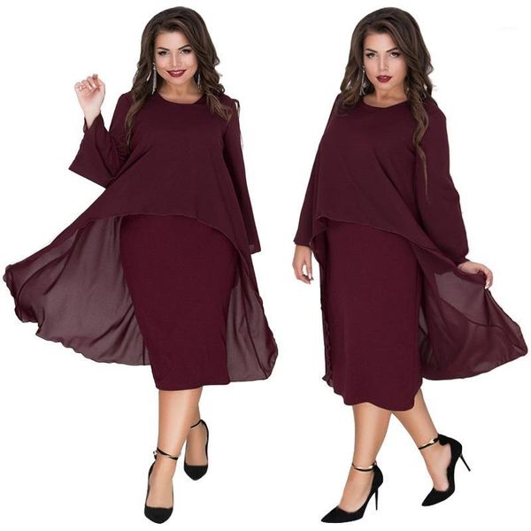 chiffon casual loose apparel 6xl womens summer designer fashion dress crew neck ashymmetrical batwing clothing polyester, Black;gray
chiffon casual loose apparel 6xl womens summer designer fashion dress crew neck ashymmetrical batwing clothing polyester, Black;gray