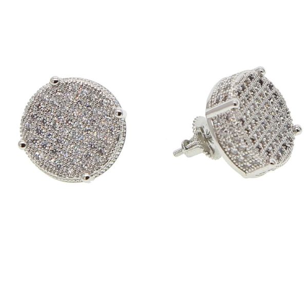 14mm disc micro pave cubic zirconia gold colors bling hip hop women mens screwback002, Golden;silver
14mm disc micro pave cubic zirconia gold colors bling hip hop women mens screwback002, Golden;silver