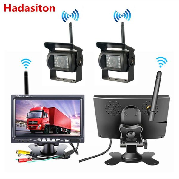 wireless monitor 7" hd car monitor + hd rearview camera for rv truck bus trailer campers
wireless monitor 7" hd car monitor + hd rearview camera for rv truck bus trailer campers
