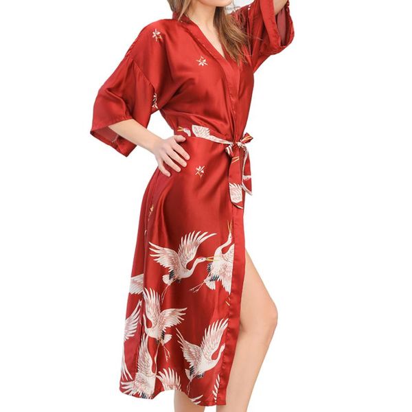 women's sleepwear satin rayon gown women summer short sleeve night dress bride bridesmaid wedding robe print bathrobe red nightgown, Black;red
women's sleepwear satin rayon gown women summer short sleeve night dress bride bridesmaid wedding robe print bathrobe red nightgown, Black;red