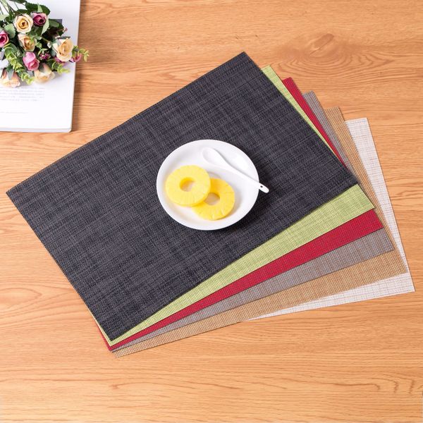 placemat pvc table mat non-slip waterproof environmental protection heat insulation pad western table mat dhl free
placemat pvc table mat non-slip waterproof environmental protection heat insulation pad western table mat dhl free