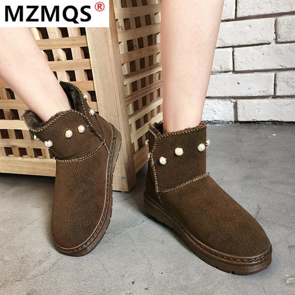 2020 winter women's boots fashion slip-on suede boots plus velvet warmth round toe low-heeled women's mid-calf botas mujer, Black
2020 winter women's boots fashion slip-on suede boots plus velvet warmth round toe low-heeled women's mid-calf botas mujer, Black