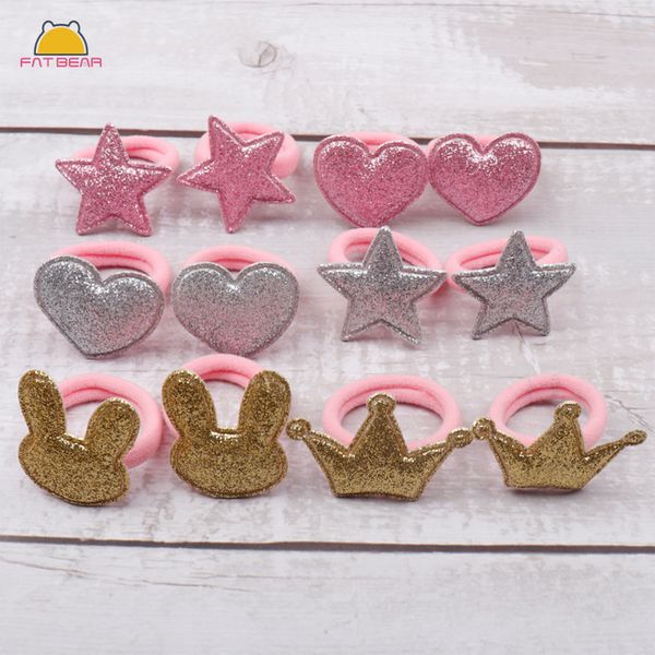 12 pcs/set shiny glitter elastic hair band heart star tie kids korean rope crwon kawaii kids rabbit hair accessories, Slivery;white
12 pcs/set shiny glitter elastic hair band heart star tie kids korean rope crwon kawaii kids rabbit hair accessories, Slivery;white