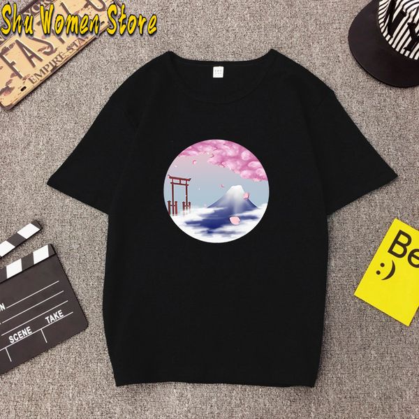 women's t-shirt mt. fuji night sky t-shirts pure cotton o neck unique stylish cartoon aestheticism breathable tee shirt vintage st, White
women's t-shirt mt. fuji night sky t-shirts pure cotton o neck unique stylish cartoon aestheticism breathable tee shirt vintage st, White