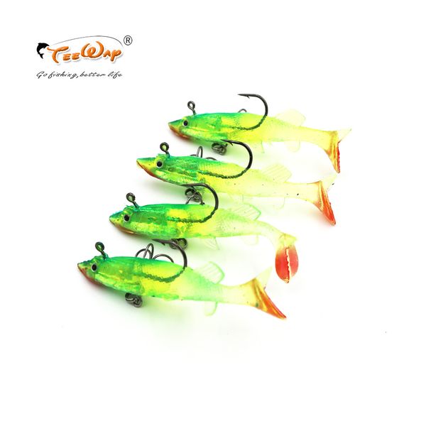 4pcs/lot grey soft lure 10cm 19g wobblers artificial bait silicone fishing lures sea bass carp fishing lead fish jig
4pcs/lot grey soft lure 10cm 19g wobblers artificial bait silicone fishing lures sea bass carp fishing lead fish jig
