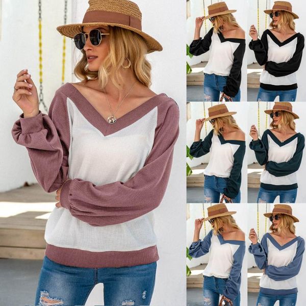 fashion women casual long sleeve v-neck loose patchwork sweatshirt long hoodies women plus size pullovers cuff tightening 8.21, Black
fashion women casual long sleeve v-neck loose patchwork sweatshirt long hoodies women plus size pullovers cuff tightening 8.21, Black