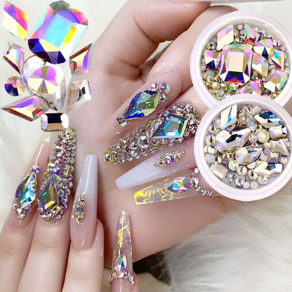 nail art decorations 1 box of mixed design rhinestone diamond flat bottom glitter glass crystal 3d decoration, Silver;gold
nail art decorations 1 box of mixed design rhinestone diamond flat bottom glitter glass crystal 3d decoration, Silver;gold