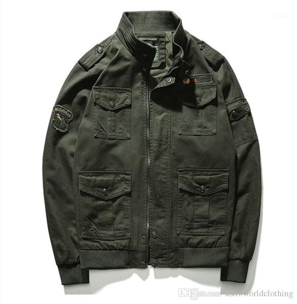 jackets plus size cargo stand collar long sleeve thick mens coats fashion male outerwear autumn mens bomber, Black;brown
jackets plus size cargo stand collar long sleeve thick mens coats fashion male outerwear autumn mens bomber, Black;brown