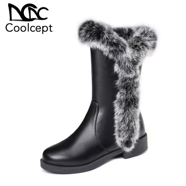 boots coolcept half short for women winter plush flats snow round toe casual keep warm thicken fur footwear size 34-43, Black
boots coolcept half short for women winter plush flats snow round toe casual keep warm thicken fur footwear size 34-43, Black