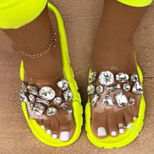 summer women 2020 soft bottom rhinestone transparent slippers large size rhinestone thick bottom non-slip beach sandals, Black
summer women 2020 soft bottom rhinestone transparent slippers large size rhinestone thick bottom non-slip beach sandals, Black