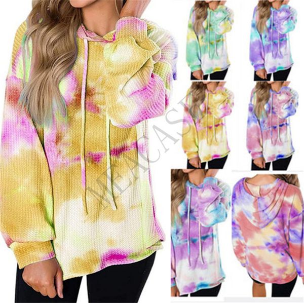 women hoodies designer t-shirt autumn hooded sweater long sleeve clothing gradient blouse walf checks tie dyed sweatshirts d81102, White
women hoodies designer t-shirt autumn hooded sweater long sleeve clothing gradient blouse walf checks tie dyed sweatshirts d81102, White