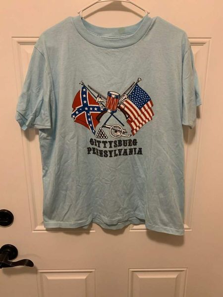 

Vintage Gettysburg pa t shirt XL made in the USA single stitch Civil War