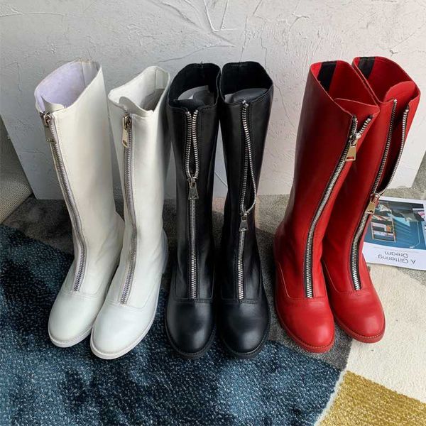 botas mujer zipper leather boots women low heel bota feminina platform shoes women mid-calf botines mujer 2020 zapatos de, Black
botas mujer zipper leather boots women low heel bota feminina platform shoes women mid-calf botines mujer 2020 zapatos de, Black