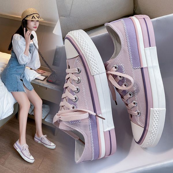 canvas shoes womens 2020 summer new korean-style stitching casual shoes childrens student board shoes fashion white, Black
canvas shoes womens 2020 summer new korean-style stitching casual shoes childrens student board shoes fashion white, Black