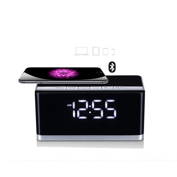 cgjxsportable clock alarm wireless bluetooth speaker with led display fm radio support aux tf card usb playing loudspeaker musky dy27 
cgjxsportable clock alarm wireless bluetooth speaker with led display fm radio support aux tf card usb playing loudspeaker musky dy27