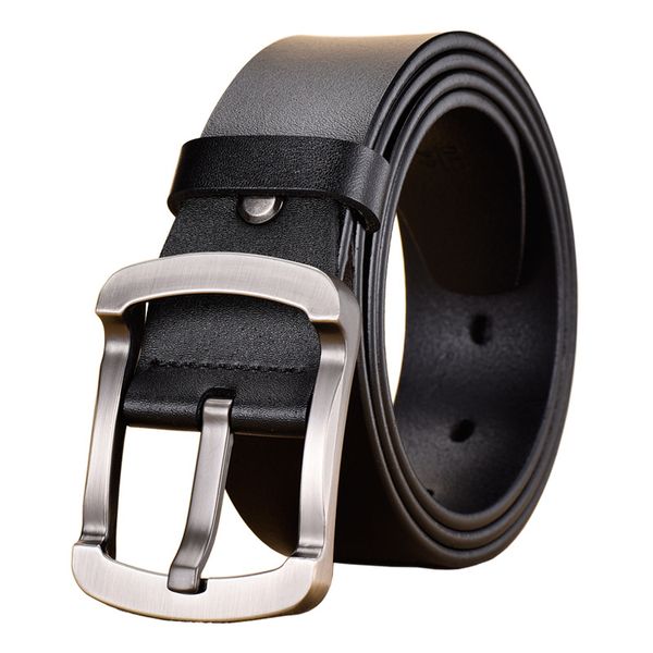 new creative men's belt fashion classic design cowhide belt pin buckle jeans women's, Black;brown
new creative men's belt fashion classic design cowhide belt pin buckle jeans women's, Black;brown
