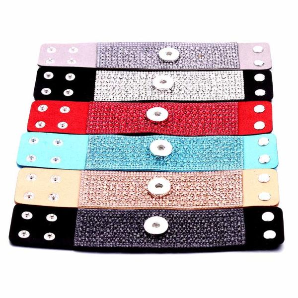 new leather snap bracelet for women crystal rhinestone leather snap button bracelet fit diy 18mm buttons jewelry gifts, Golden;silver
new leather snap bracelet for women crystal rhinestone leather snap button bracelet fit diy 18mm buttons jewelry gifts, Golden;silver