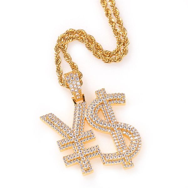 18k gold plated currency symbol pendant necklace copper iced out zircon necklace mens hip hop jewelry, Silver
18k gold plated currency symbol pendant necklace copper iced out zircon necklace mens hip hop jewelry, Silver