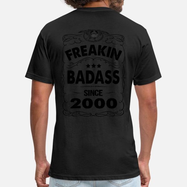 freakin badass since 2000 t shirt men customize short sleeve plus size 3xl fit loose humor spring normal shirt
freakin badass since 2000 t shirt men customize short sleeve plus size 3xl fit loose humor spring normal shirt