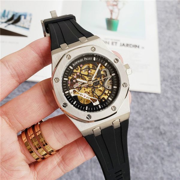mens automatic watch fashion automatic chronograph sport rubber strap watch automatic mechanical watches watch box, Slivery;brown
mens automatic watch fashion automatic chronograph sport rubber strap watch automatic mechanical watches watch box, Slivery;brown