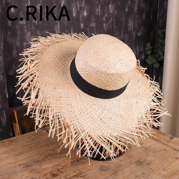 wide brim hats summer fashion raffia sun hat women ribbon beach ladies holiday straw girls protection visors, Blue;gray
wide brim hats summer fashion raffia sun hat women ribbon beach ladies holiday straw girls protection visors, Blue;gray