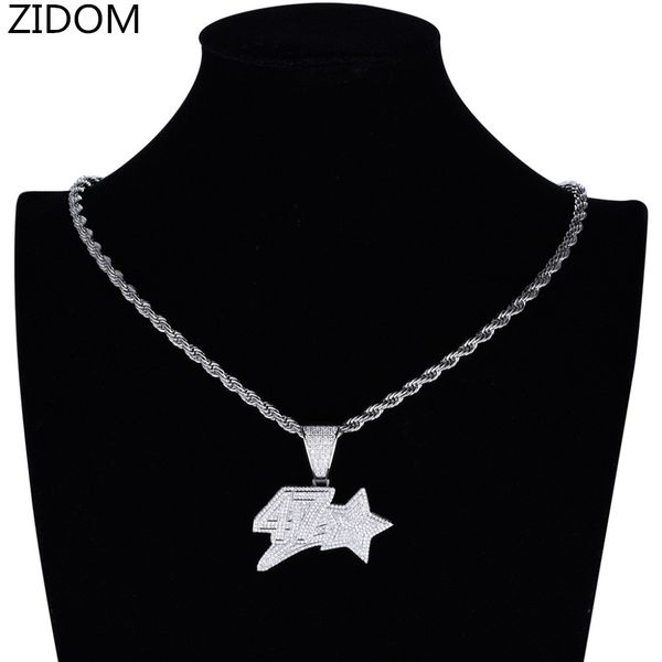 pendant necklaces men hip hop iced out bling 47 and star zircon fashion male charm pendants necklace hiphop jewelry gifts, Silver
pendant necklaces men hip hop iced out bling 47 and star zircon fashion male charm pendants necklace hiphop jewelry gifts, Silver