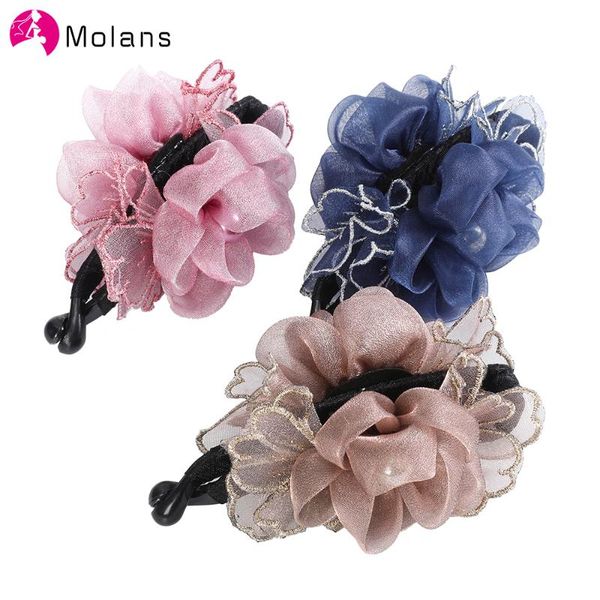 hair accessories molans 2021 elegant pearls beads embroidery stitching for women hairpins flower clips headwear
hair accessories molans 2021 elegant pearls beads embroidery stitching for women hairpins flower clips headwear